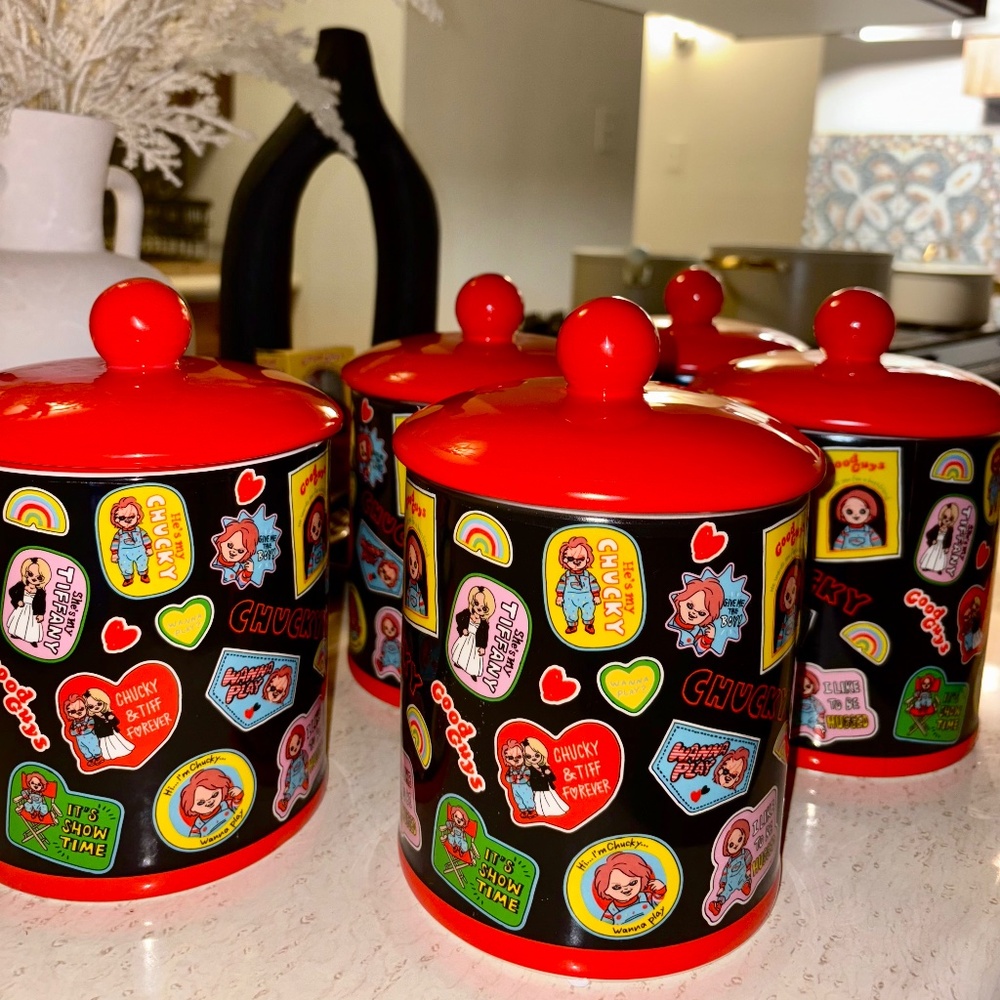 Chucky Good Guys Horror Movie Ceramic Cookie Jar W/Lid